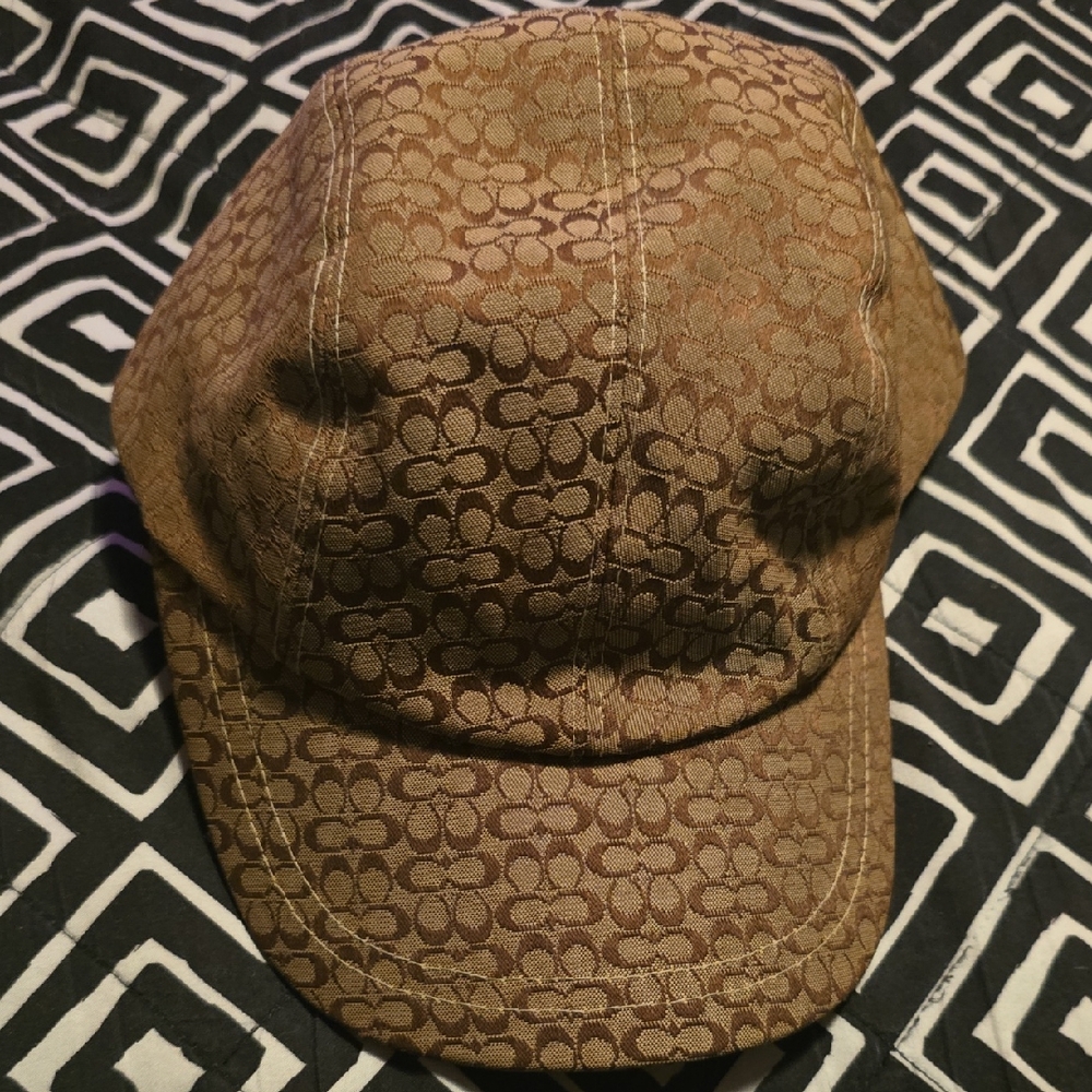 Coach Brown Patterned Women's Hat